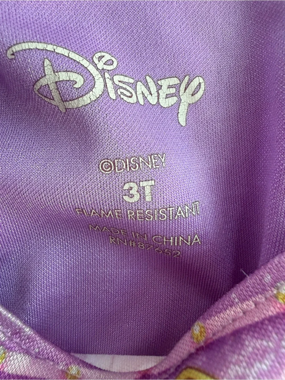 Disney Princess Rapunzel Tangled Dress Up Nightgown Set of 2 - Size 3T & 5T - Picture 8 of 16